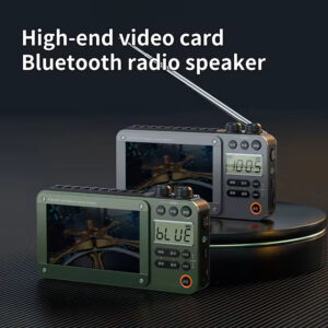 4.3" Portable Multi-Band Radio with HD Screen & Emergency Flashlight